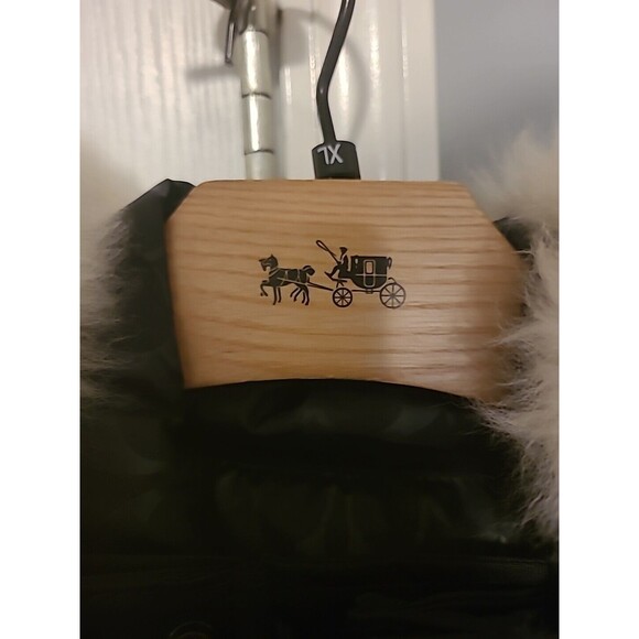 Coach 3 In 1 Men's Size X-Large Black Shearling Hooded Duck Down Parka CB587 New - Picture 10 of 10